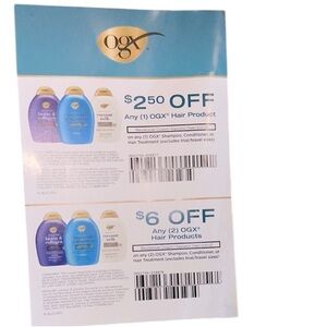 OGX hair coupons